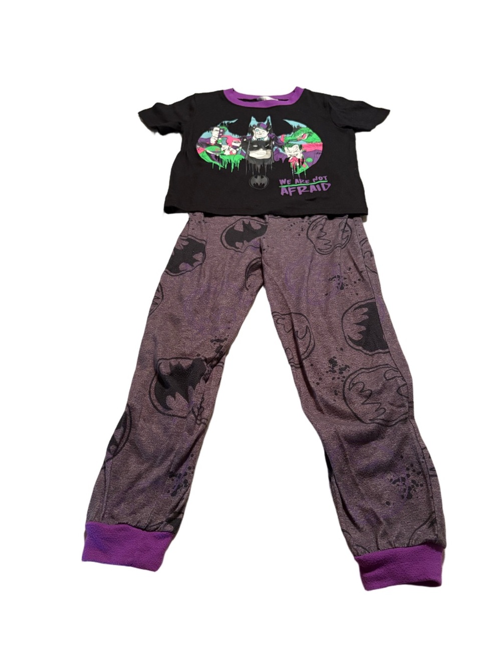 Batman 2 Piece Pyjamas Size 6 Boys